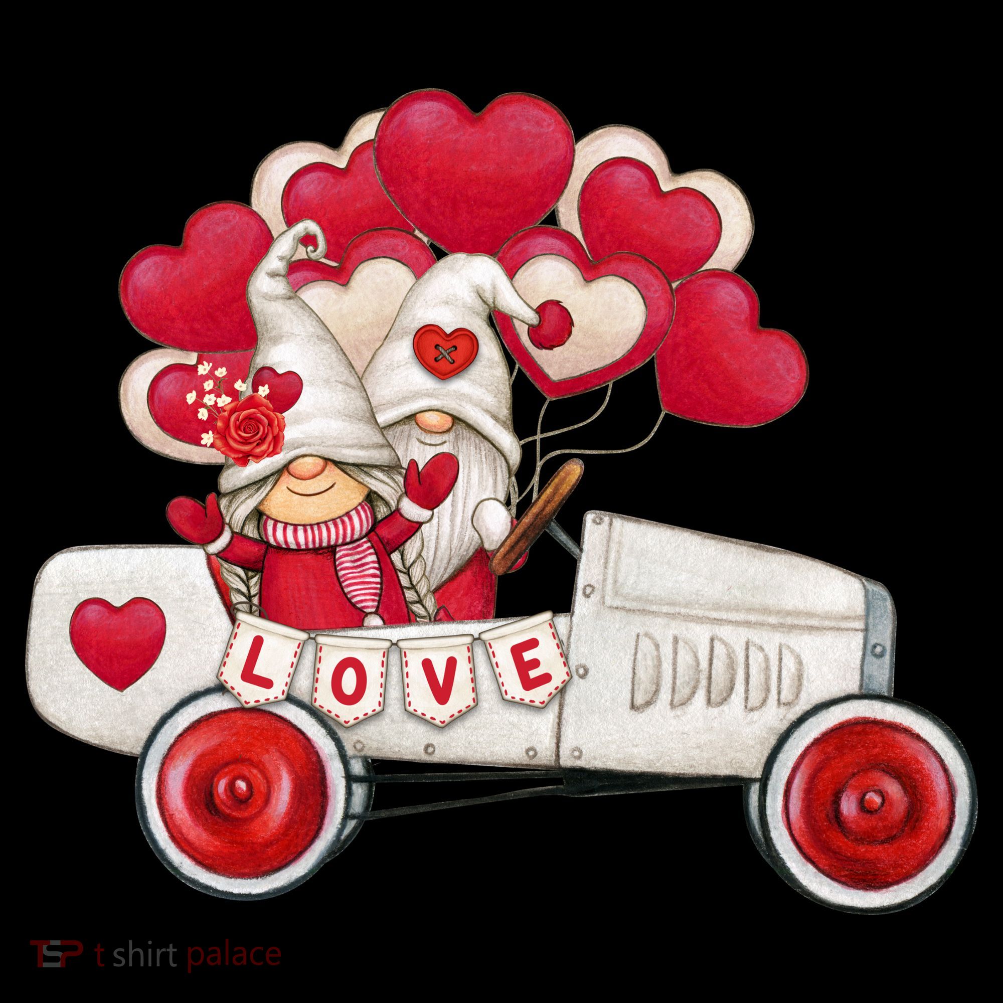 Love Gnome Valentines Day Heart Coffee Mug