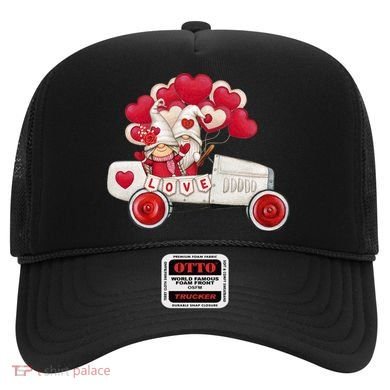 Love Gnome Valentines Day Heart Hat
