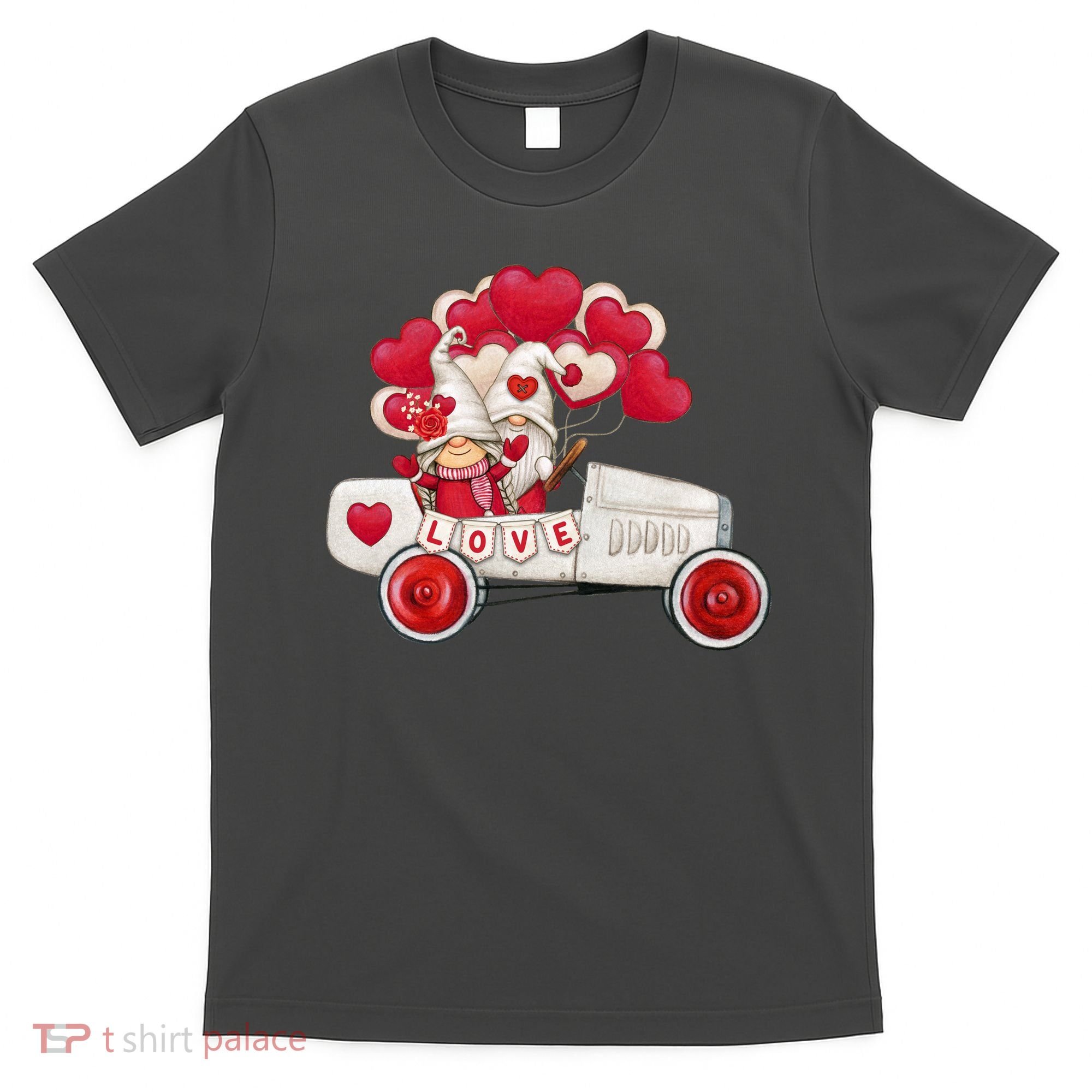 Love Gnome Valentines Day Heart T-Shirt