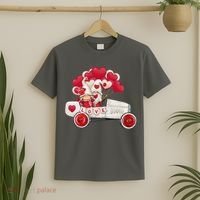 Love Gnome Valentines Day Heart T-Shirt thumb 2