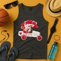 Love Gnome Valentines Day Heart Tank Top thumb 4