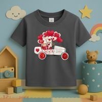 Love Gnome Valentines Day Heart Toddler T-Shirt thumb 3
