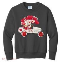 Love Gnome Valentines Day Heart Kids Sweatshirt thumb 0