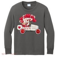 Love Gnome Valentines Day Heart Kids Long Sleeve Shirt thumb 0