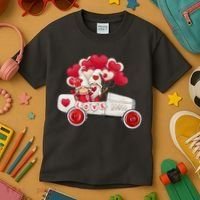 Love Gnome Valentines Day Heart Kids T-Shirt thumb 3