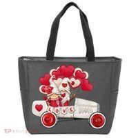 Love Gnome Valentines Day Heart Tote Bag thumb 0