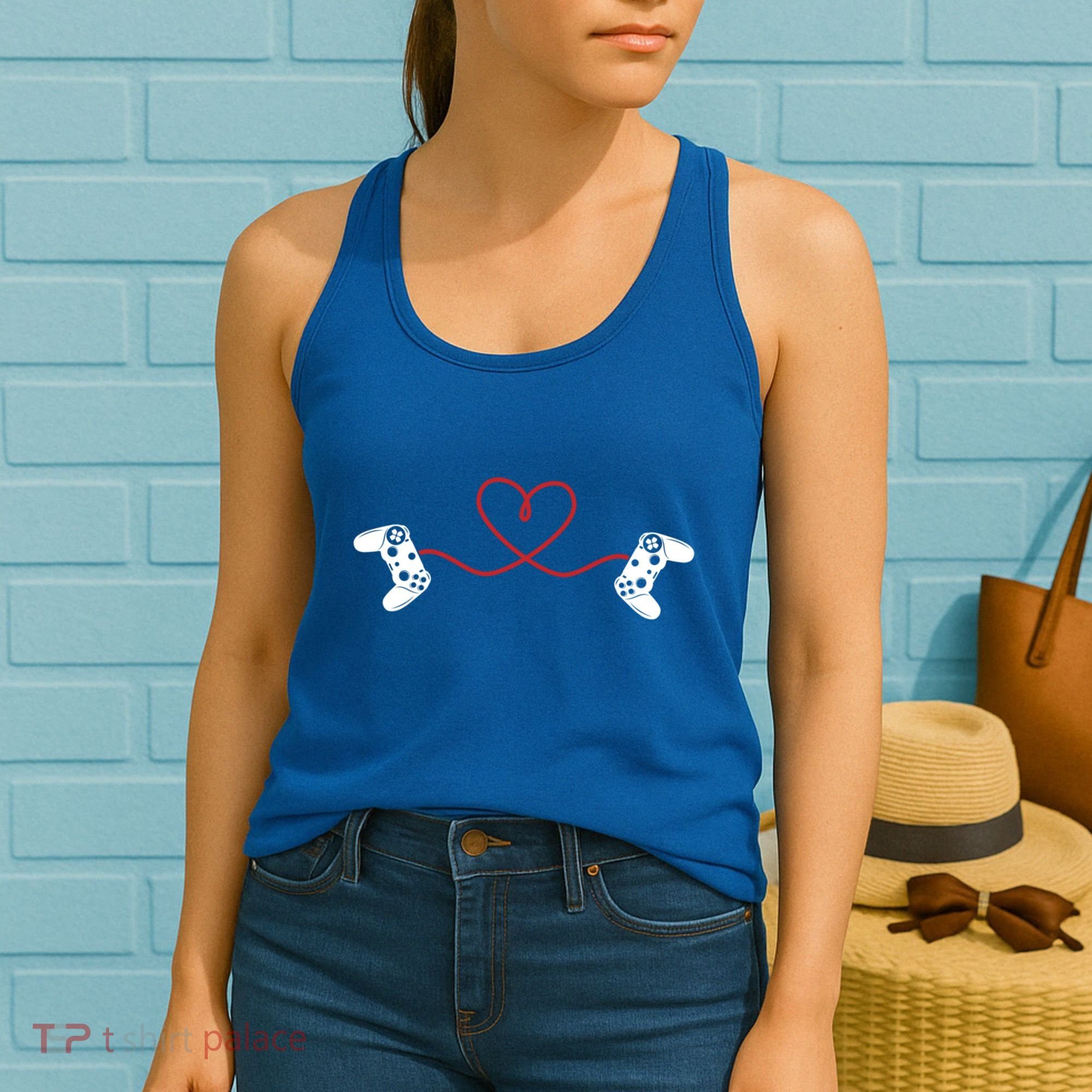 Love Gaming Video Game Players Gamer Cool Gift Women's Tank Top