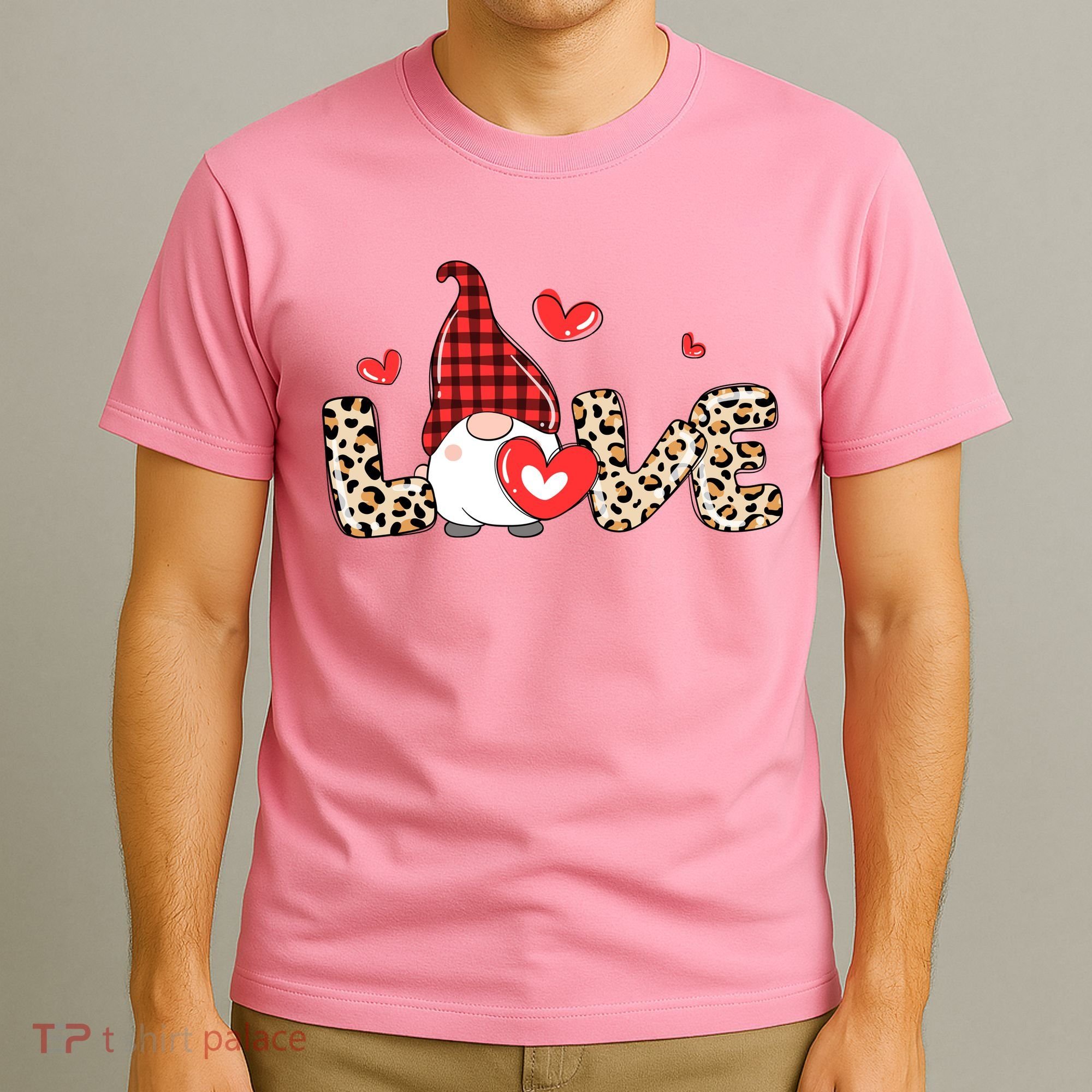 Love Gnome Valentine Heart T-Shirt