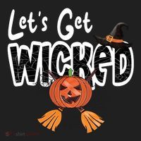 Lets Get Wicked Halloween Spooky Women's Sweatshirt thumb 2