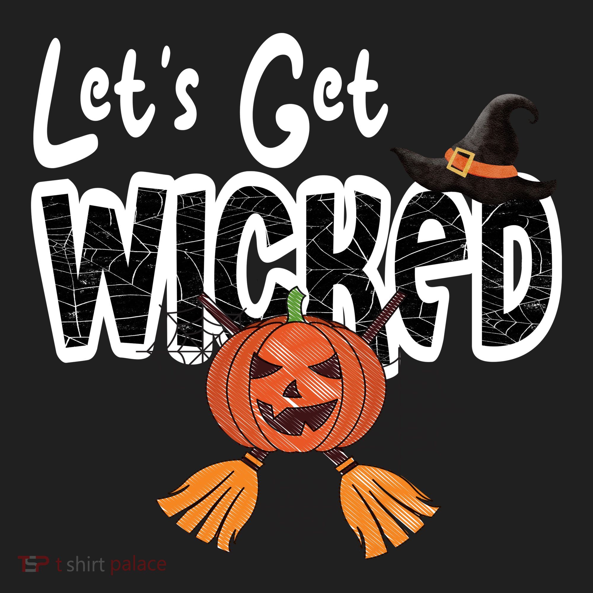 Lets Get Wicked Halloween Spooky Women's Sweatshirt