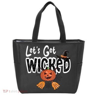 Lets Get Wicked Halloween Spooky Tote Bag