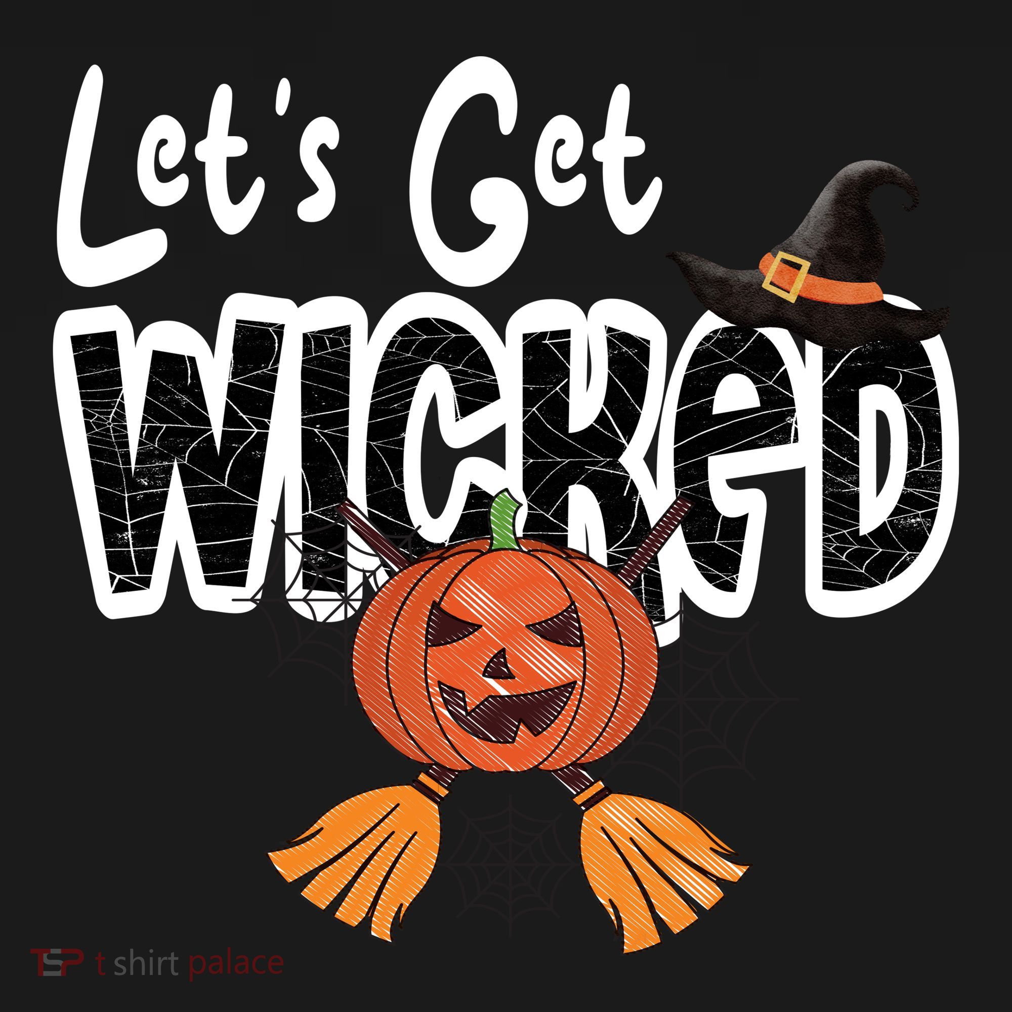 Lets Get Wicked Halloween Spooky Tote Bag