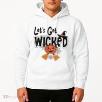 Lets Get Wicked Halloween Spooky Hoodie thumb 2