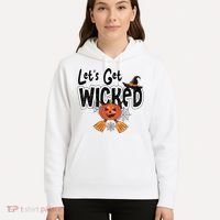 Lets Get Wicked Halloween Spooky Hoodie thumb 5