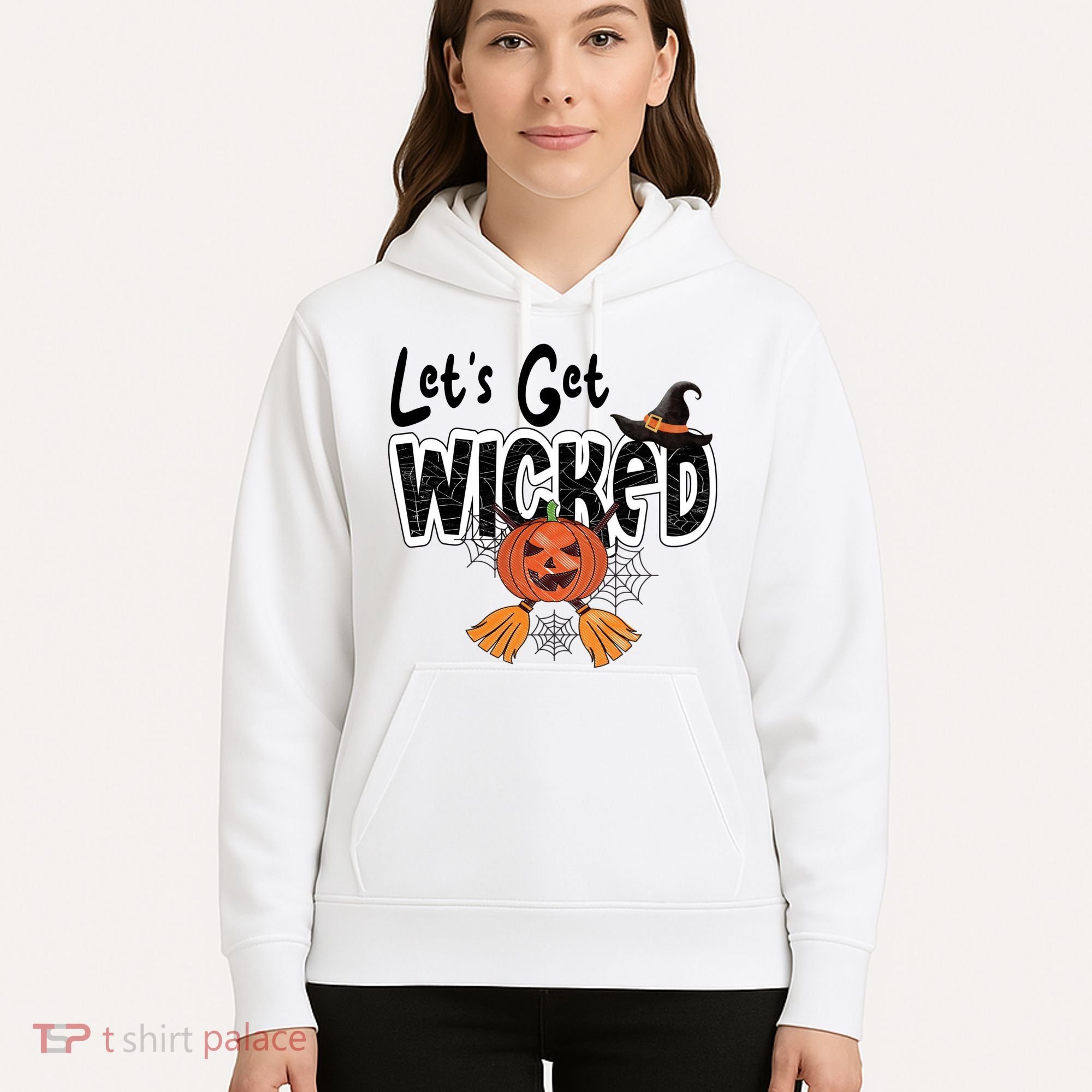 Lets Get Wicked Halloween Spooky Hoodie