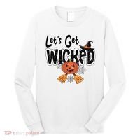 Lets Get Wicked Halloween Spooky Long Sleeve Shirt thumb 0
