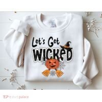 Lets Get Wicked Halloween Spooky Sweatshirt thumb 2