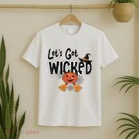 Lets Get Wicked Halloween Spooky T-Shirt thumb 2