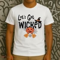 Lets Get Wicked Halloween Spooky T-Shirt thumb 3