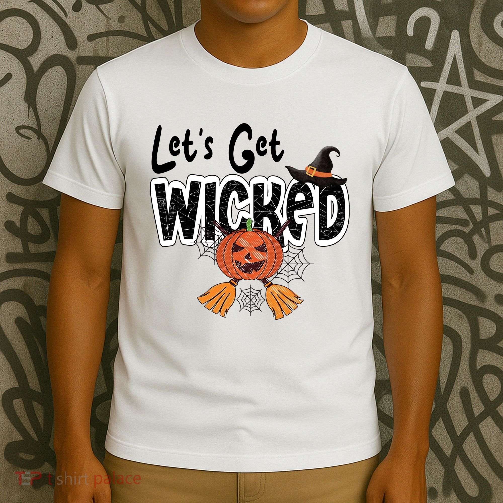 Lets Get Wicked Halloween Spooky T-Shirt