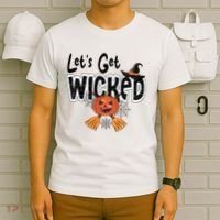 Lets Get Wicked Halloween Spooky T-Shirt thumb 6