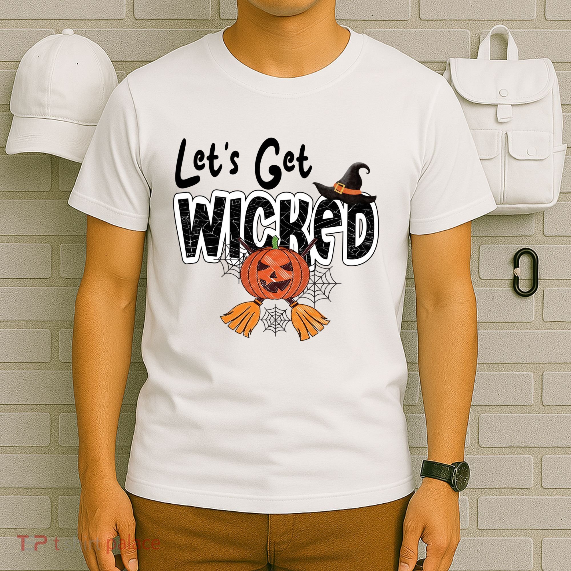 Lets Get Wicked Halloween Spooky T-Shirt