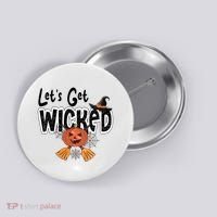 Lets Get Wicked Halloween Spooky Button thumb 0