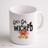 Lets Get Wicked Halloween Spooky Coffee Mug thumb 1