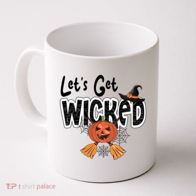 Lets Get Wicked Halloween Spooky Coffee Mug