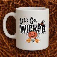 Lets Get Wicked Halloween Spooky Coffee Mug thumb 2
