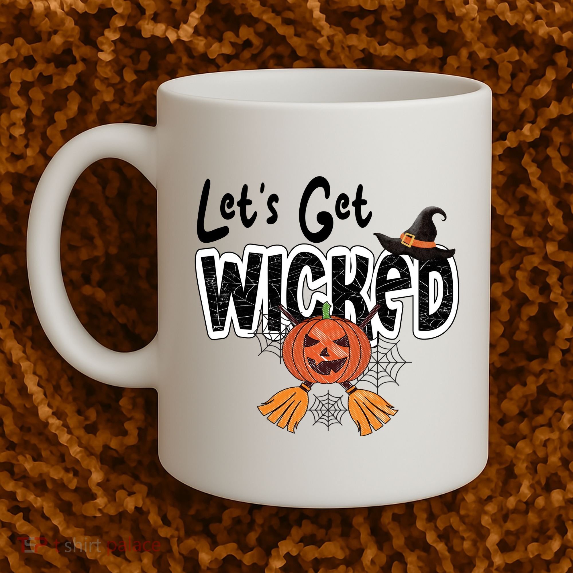 Lets Get Wicked Halloween Spooky Coffee Mug