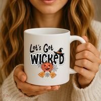 Lets Get Wicked Halloween Spooky Coffee Mug thumb 3