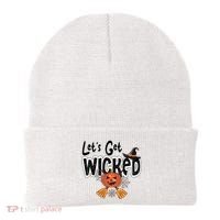 Lets Get Wicked Halloween Spooky Beanie thumb 0