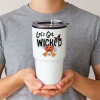 Lets Get Wicked Halloween Spooky Tumbler thumb 2