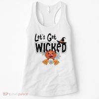 Lets Get Wicked Halloween Spooky Women's Tank Top thumb 0