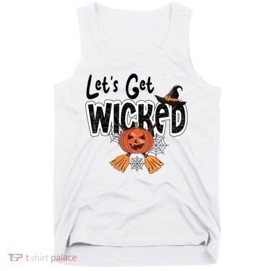 Lets Get Wicked Halloween Spooky Tank Top