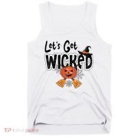 Lets Get Wicked Halloween Spooky Tank Top thumb 0