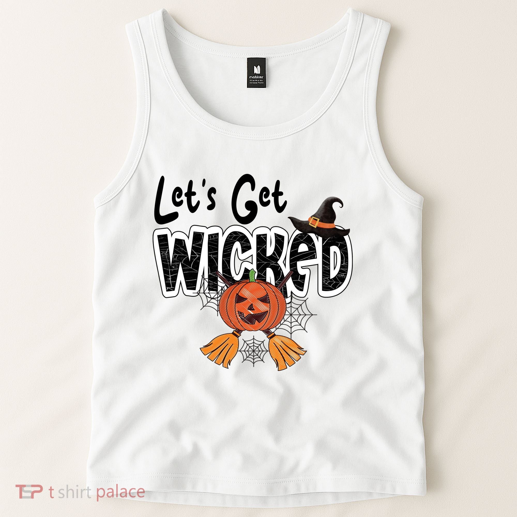 Lets Get Wicked Halloween Spooky Tank Top