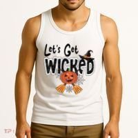 Lets Get Wicked Halloween Spooky Tank Top thumb 3