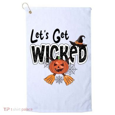 Lets Get Wicked Halloween Spooky Golf Towel