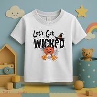 Lets Get Wicked Halloween Spooky Toddler T-Shirt thumb 3