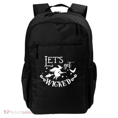 Lets Get Wicked Halloween Witch Funny Backpack