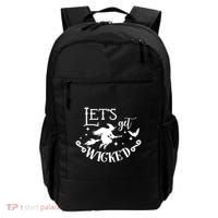 Lets Get Wicked Halloween Witch Funny Backpack thumb 0