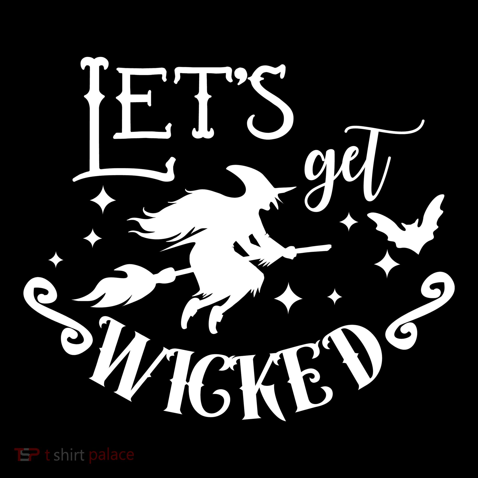 Lets Get Wicked Halloween Witch Funny Backpack