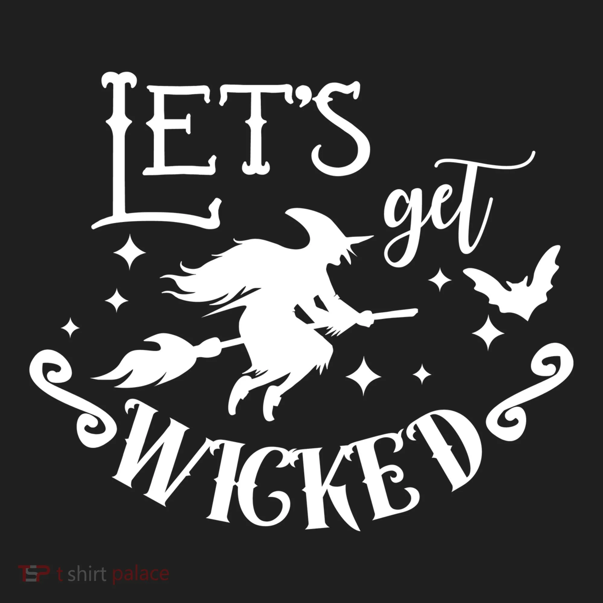 Lets Get Wicked Halloween Witch Funny Beanie