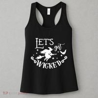 Lets Get Wicked Halloween Witch Funny Women's Tank Top thumb 3