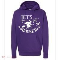 Lets Get Wicked Halloween Witch Funny Hoodie thumb 0
