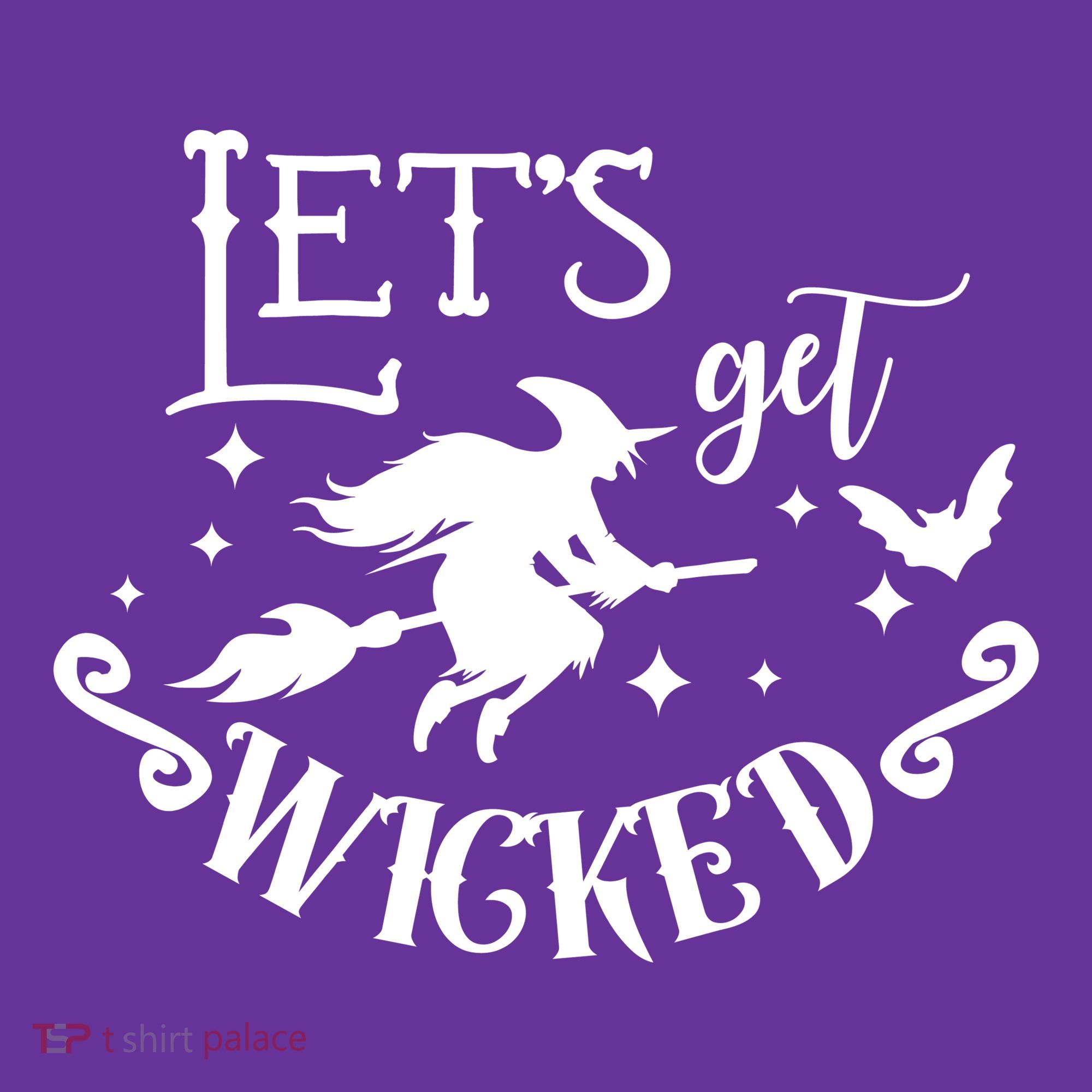 Lets Get Wicked Halloween Witch Funny Apron