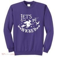 Lets Get Wicked Halloween Witch Funny Sweatshirt thumb 0