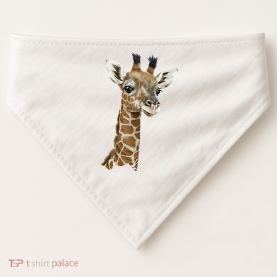 Love Giraffes Wo Giraffe Lovers USA-Made Doggie Bandana